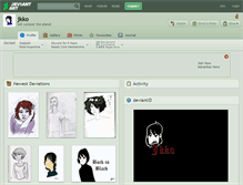 Tablet Screenshot of jkko.deviantart.com