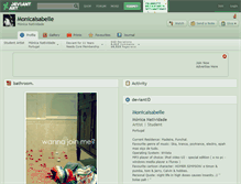 Tablet Screenshot of monicaisabelle.deviantart.com