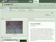 Tablet Screenshot of mozartgirl1997.deviantart.com
