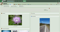 Desktop Screenshot of kagekaz.deviantart.com