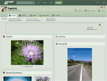 Tablet Screenshot of kagekaz.deviantart.com