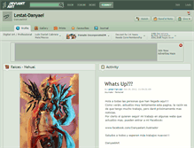 Tablet Screenshot of lestat-danyael.deviantart.com