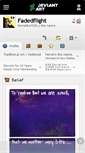Mobile Screenshot of fadedflight.deviantart.com