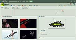 Desktop Screenshot of hawkfire.deviantart.com