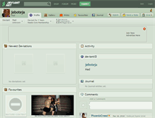 Tablet Screenshot of jeboteja.deviantart.com