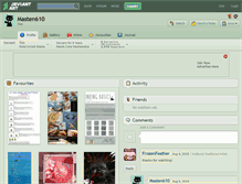 Tablet Screenshot of masten610.deviantart.com