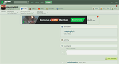 Desktop Screenshot of creeping8plz.deviantart.com