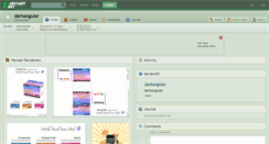 Desktop Screenshot of darkangular.deviantart.com