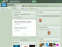 Tablet Screenshot of felnanet.deviantart.com