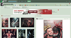 Desktop Screenshot of absolutezero666.deviantart.com