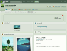 Tablet Screenshot of cross-processing.deviantart.com