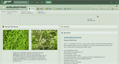 Desktop Screenshot of anubis-pharoh-hound.deviantart.com
