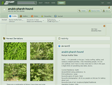 Tablet Screenshot of anubis-pharoh-hound.deviantart.com
