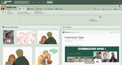 Desktop Screenshot of debby-san.deviantart.com