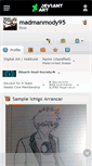 Mobile Screenshot of madmanmody95.deviantart.com