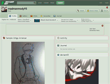 Tablet Screenshot of madmanmody95.deviantart.com