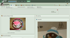 Desktop Screenshot of evecaeles.deviantart.com