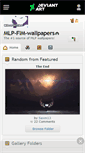 Mobile Screenshot of mlp-fim-wallpapers.deviantart.com