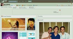Desktop Screenshot of govindaraj.deviantart.com