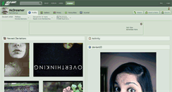 Desktop Screenshot of mcdreamer.deviantart.com