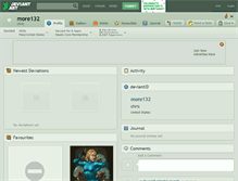 Tablet Screenshot of more132.deviantart.com