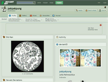 Tablet Screenshot of pakpakpung.deviantart.com