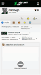 Mobile Screenshot of micmojo.deviantart.com