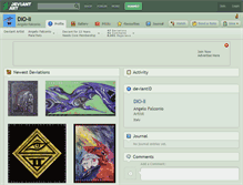 Tablet Screenshot of dio-ii.deviantart.com