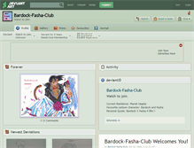 Tablet Screenshot of bardock-fasha-club.deviantart.com