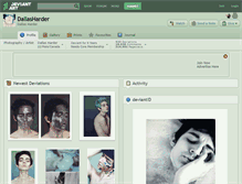 Tablet Screenshot of dallasharder.deviantart.com