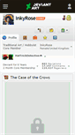 Mobile Screenshot of inkyrose.deviantart.com