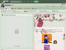 Tablet Screenshot of inkyrose.deviantart.com