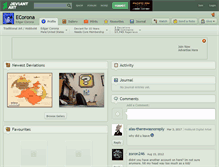Tablet Screenshot of ecorona.deviantart.com