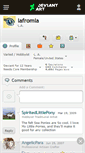Mobile Screenshot of lafromla.deviantart.com