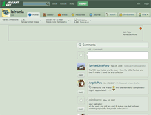 Tablet Screenshot of lafromla.deviantart.com