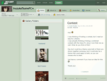 Tablet Screenshot of inuzukatsumefc.deviantart.com