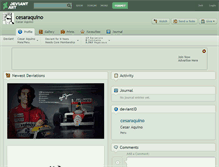 Tablet Screenshot of cesaraquino.deviantart.com