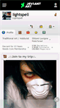 Mobile Screenshot of lightspell.deviantart.com