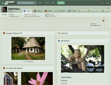 Tablet Screenshot of gabrielasv.deviantart.com
