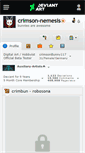 Mobile Screenshot of crimson-nemesis.deviantart.com