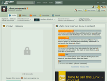 Tablet Screenshot of crimson-nemesis.deviantart.com