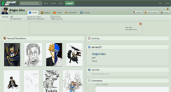 Desktop Screenshot of dragon-bleu.deviantart.com