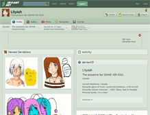 Tablet Screenshot of lilyash.deviantart.com