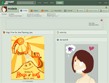 Tablet Screenshot of mudada.deviantart.com