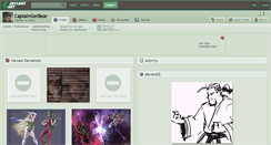 Desktop Screenshot of captaingerbear.deviantart.com
