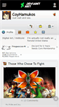 Mobile Screenshot of coyhamukos.deviantart.com