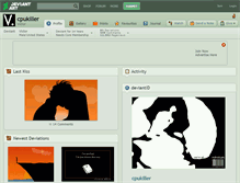 Tablet Screenshot of cpukiller.deviantart.com