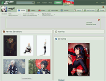 Tablet Screenshot of helgal.deviantart.com
