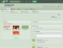 Tablet Screenshot of insanepunniez.deviantart.com