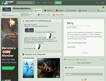 Tablet Screenshot of nintendonians.deviantart.com